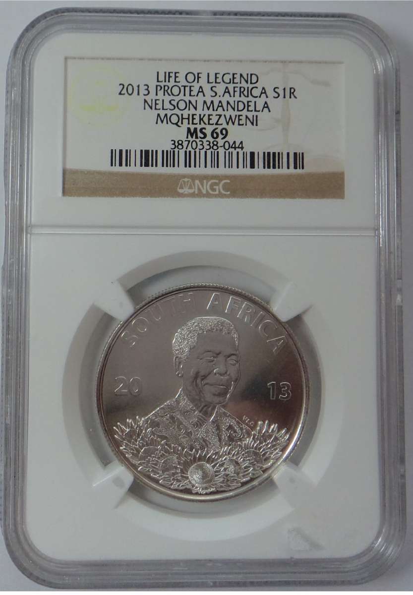 RSA Silver R1 of 2013 (Mqhekezweni) NGC MS 69