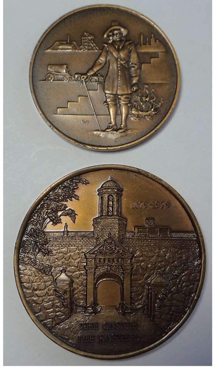 Jan van Riebeeck & Cape Castle Bronze Medals