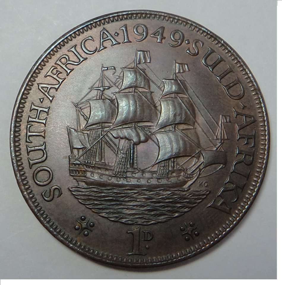 Union of SA: Uncirculated Penny of 1949