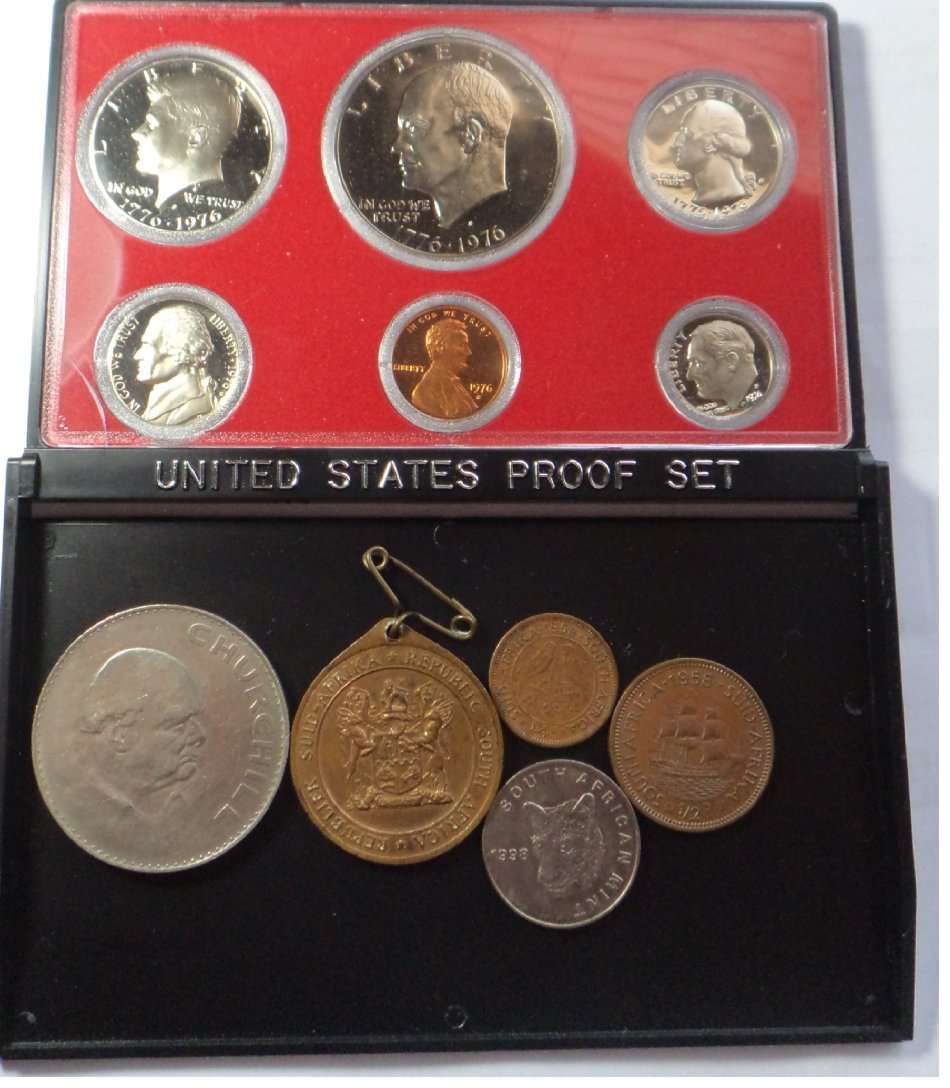 United States Proof Set of 1976 (plus other coins)