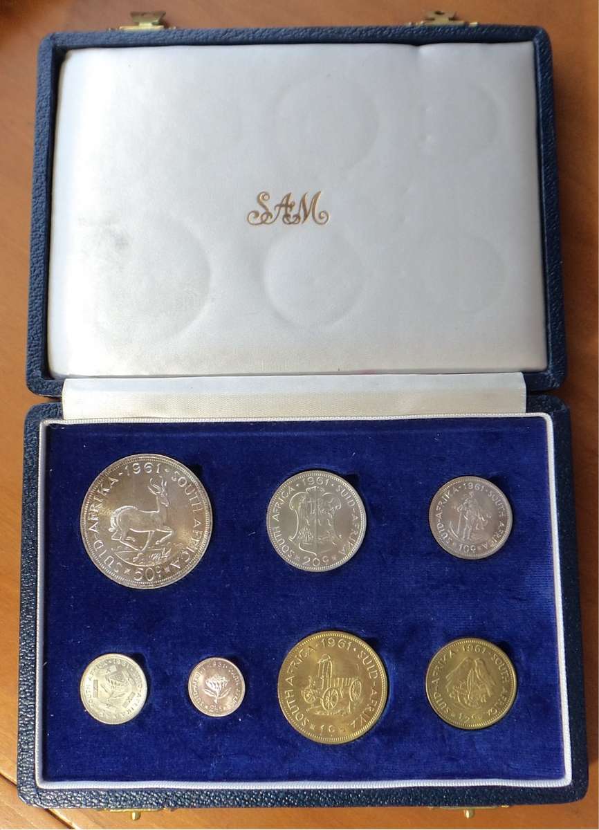 Republic of South Africa: Coin Set of 1961