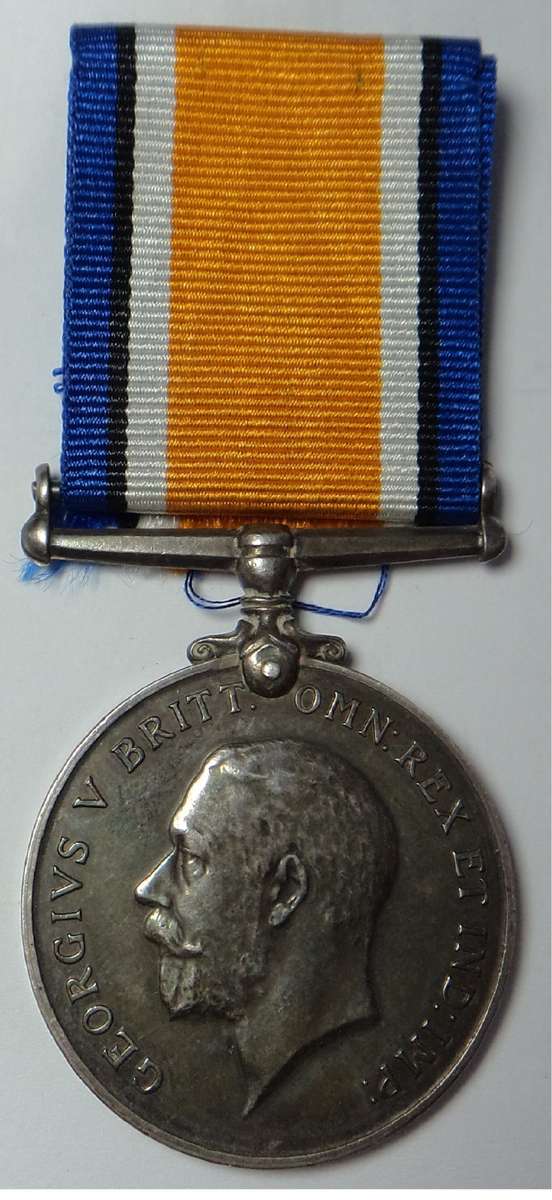 WW1 British War Medal to Pte. C. H. Stuart 1st S.A.I.