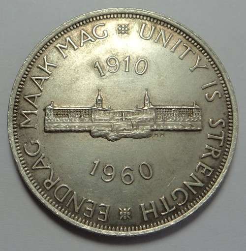 Union of South Africa: Silver Crown of 1960 (Mint State Condition)
