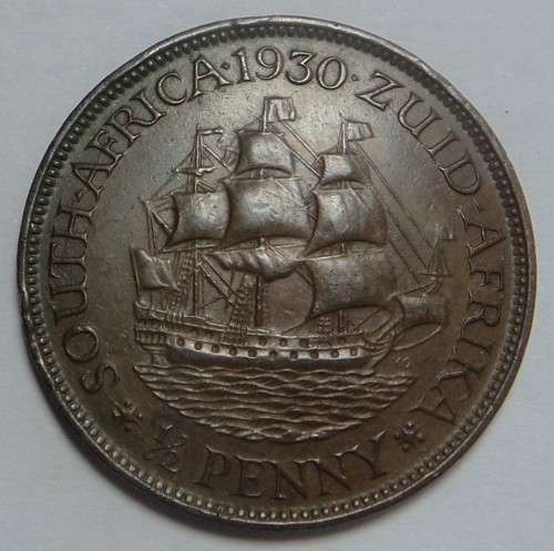 Union of South Africa: Half Penny of 1930 (High Grade)