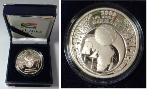 RSA, Silver Proof R2 Crown 2005 FIFA World Cup