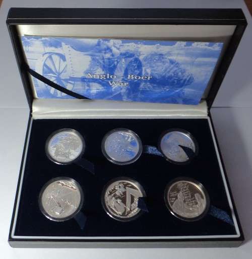 Anglo Boer War, .999 Proof Silver Medallion Set (2 sets available)