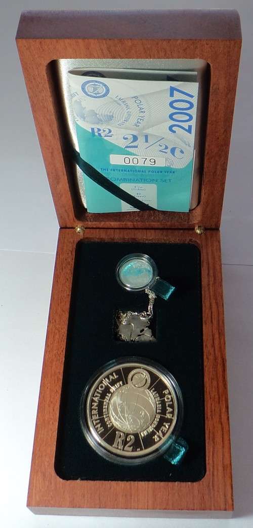 Silver Proof R2 & Tickey Combination Set, Polar Year 2007