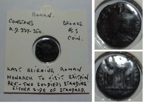 Ancient Roman Coin: Constans A.D. 337--350