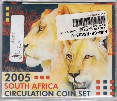 Republic of South Africa: Circulation Coin Set of 2005 (2 available)