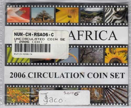 Republic of South Africa: Circulation Coin Set of 2006 (2 available)
