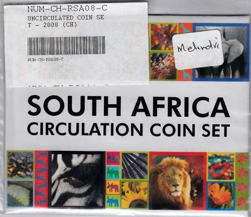 Republic of South Africa: Circulation Coin Set of 2008 (2 available)