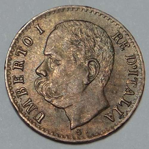 Italy: 1 Centesimo of 1896 (Mint State, Cat value R1000+)