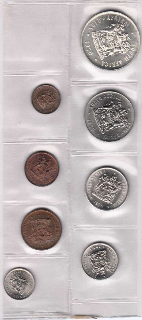 RSA: Uncirculated Coin Set up to Silver R1 of 1975