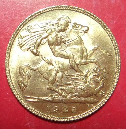 South Africa: GOLD Half Sovereign of 1925
