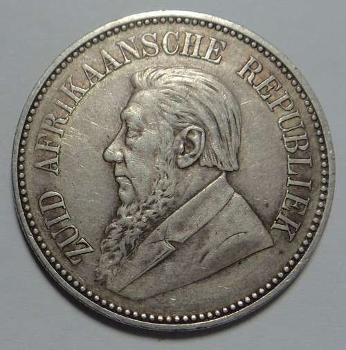 Paul Kruger  ZAR: Half Crown (2/6-) of 1897