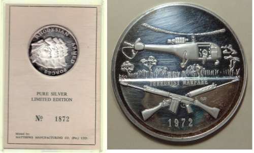 Rhodesia: Solid Silver Medal (Volume 3) Armed Forces