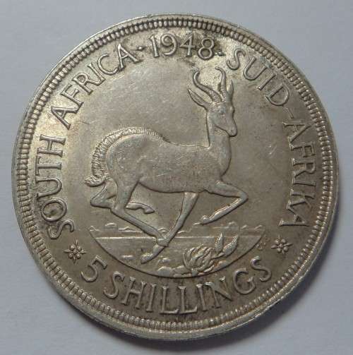 Union of South Africa: Silver Crown (5/-) of 1948