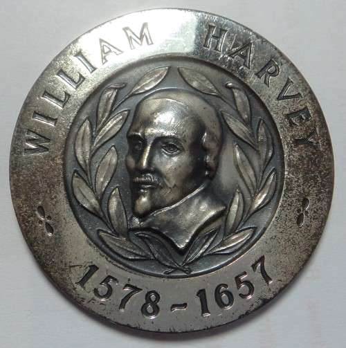 William Harvey Blood Donation Silver Medal 1978 (59.1 grams)