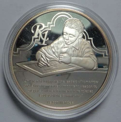 RSA: Proof Silver R1 of 2014 (Mandela / Education)