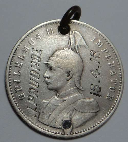 WW1 East African Campaign: Double Engraved GEA Silver Rupee