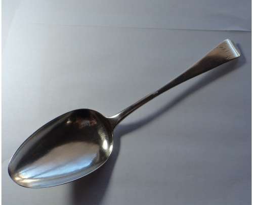 Georgian Provincial Silver Tablespoon, Old English Pattern, Exeter 1802