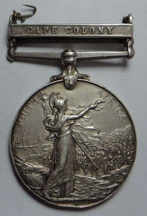 Anglo Boer War Queens Medal (Name Removed)