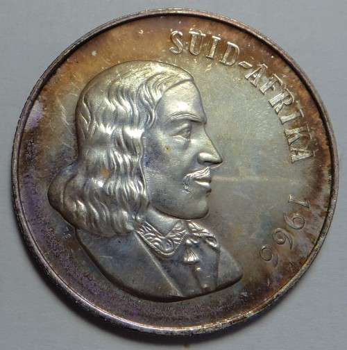 Proof Silver R1 of 1966 (Afrikaans) RSA