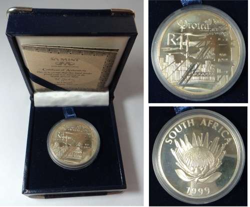 RSA: Silver Proof R1 of 1999 (Mine Shaft)