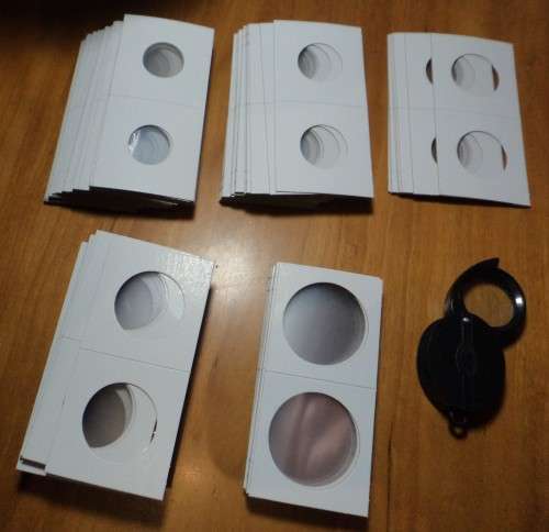 115 Coin Flips with Magnifying Loop (2 lots available)