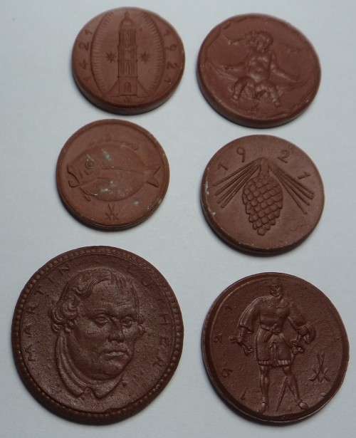 German Emergency Porcelain Money post WW1: Set 5