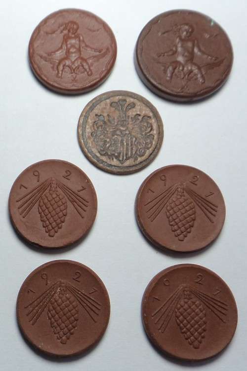 German Emergency Porcelain Money post WW1: Set 7