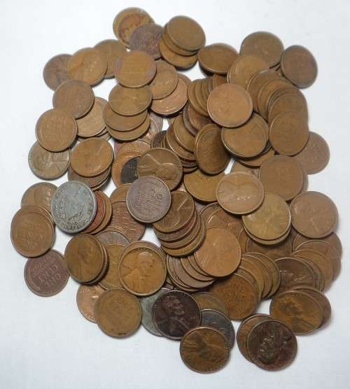 USA: Collection of 148 Lincoln Wheat Cents (some 100+ years old)