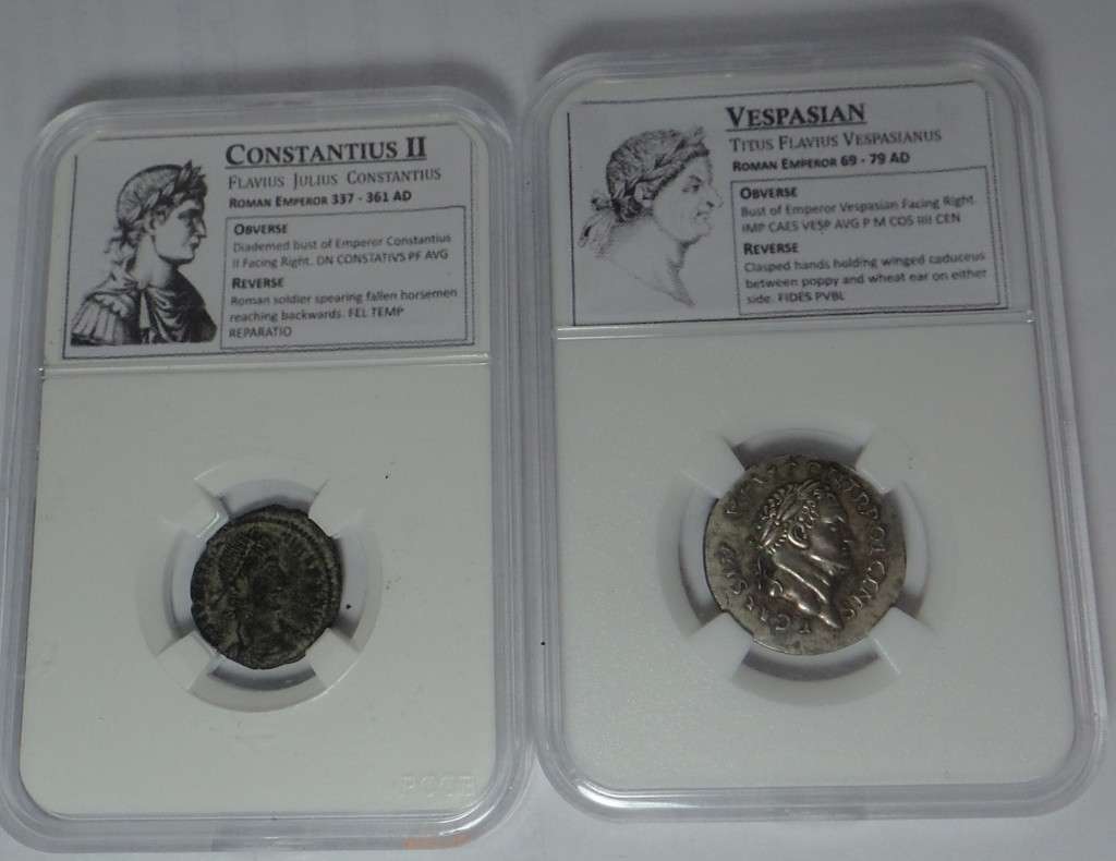 Two Roman Coins: Please read the description before bidding