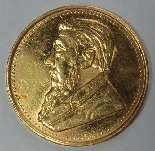 Sammy Marks ZAR Gold Tickey restrike (Coin 6 of 6) 2.3g