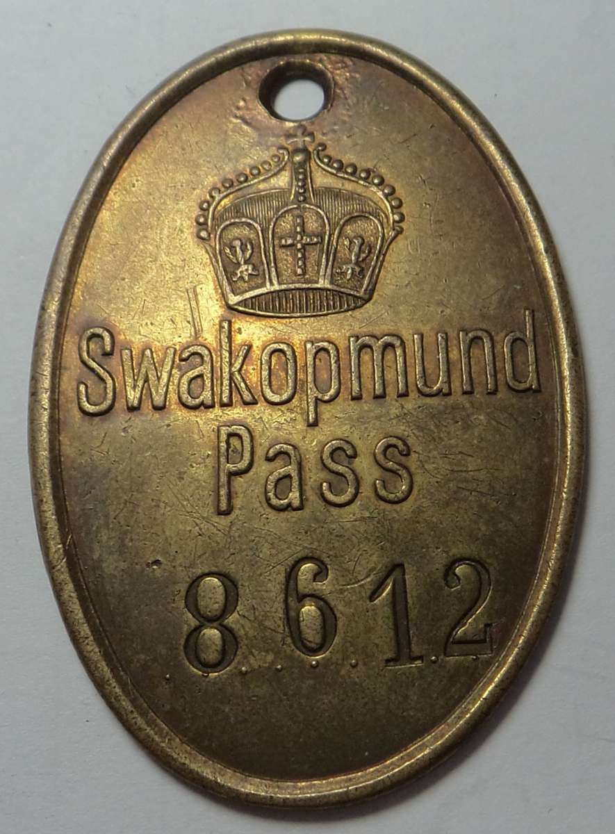 Native Pass German East Africa: Swakopmund