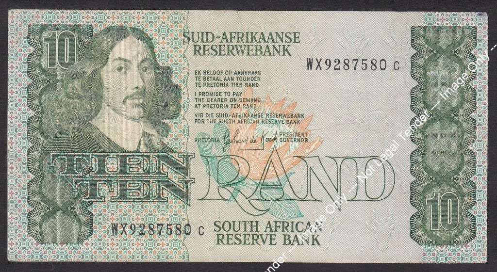 Rep. of South Africa: WX REPLACEMENT R10 of 1985