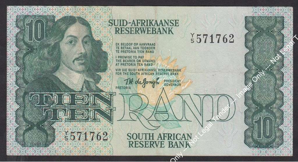 Rep. of South Africa: Y5 REPLACEMENT R10 of 1978