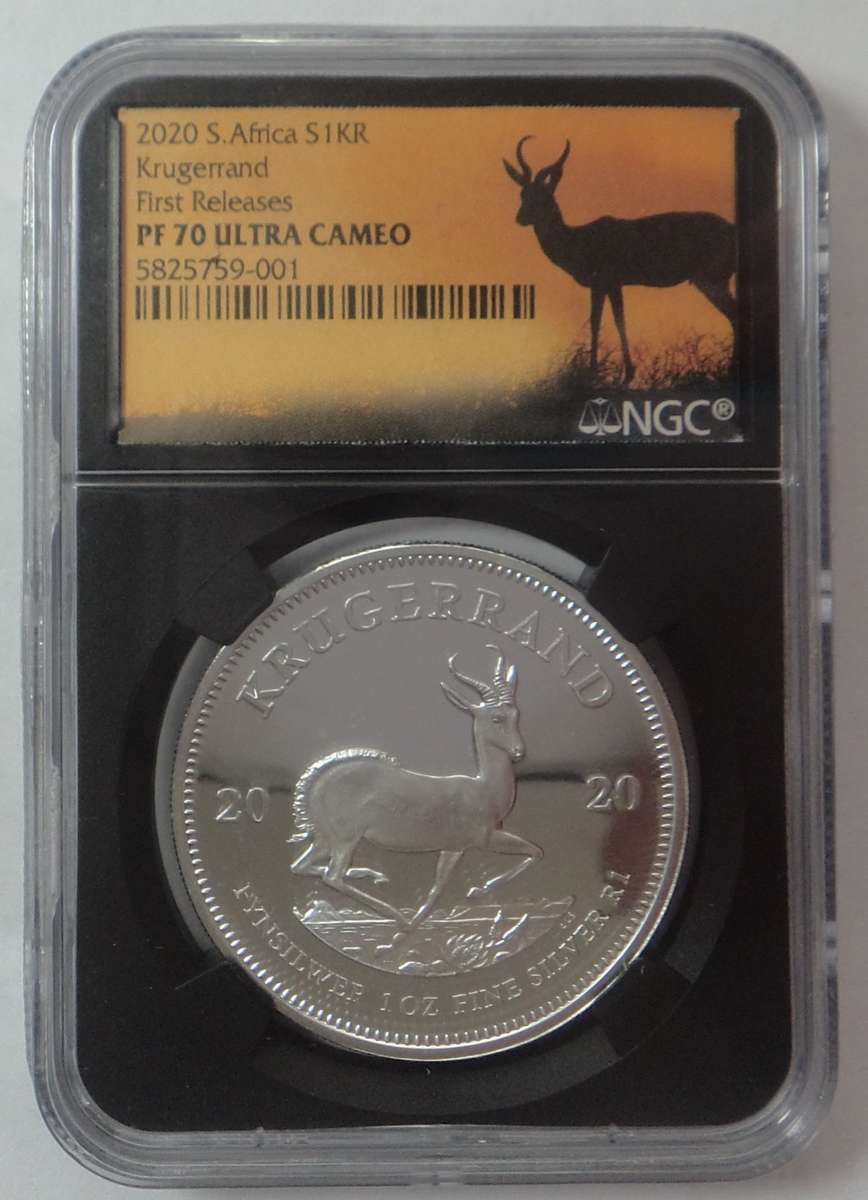 Silver Krugerrand: First Releases 2020 NGC PF 70 Ultra Cameo