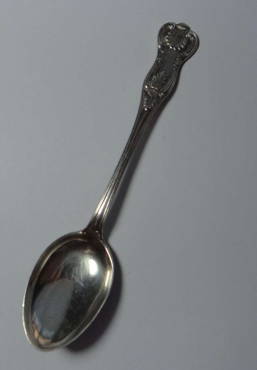 Edwardian Sterling Silver Teaspoon (William Devenport 1904)