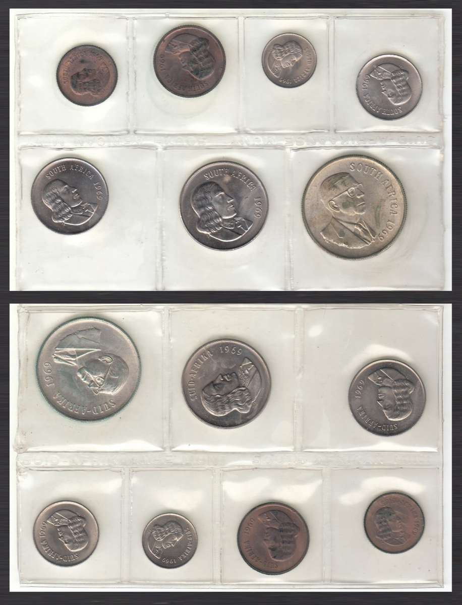 RSA Coin Set 1969 (Afrikaans & English)