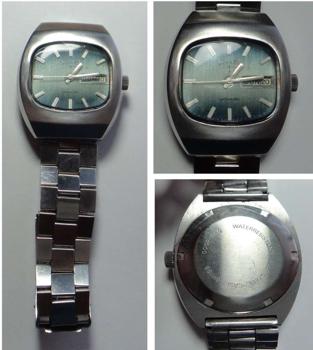 Vintage Men`s Rotary Watch with Insurance Valuation