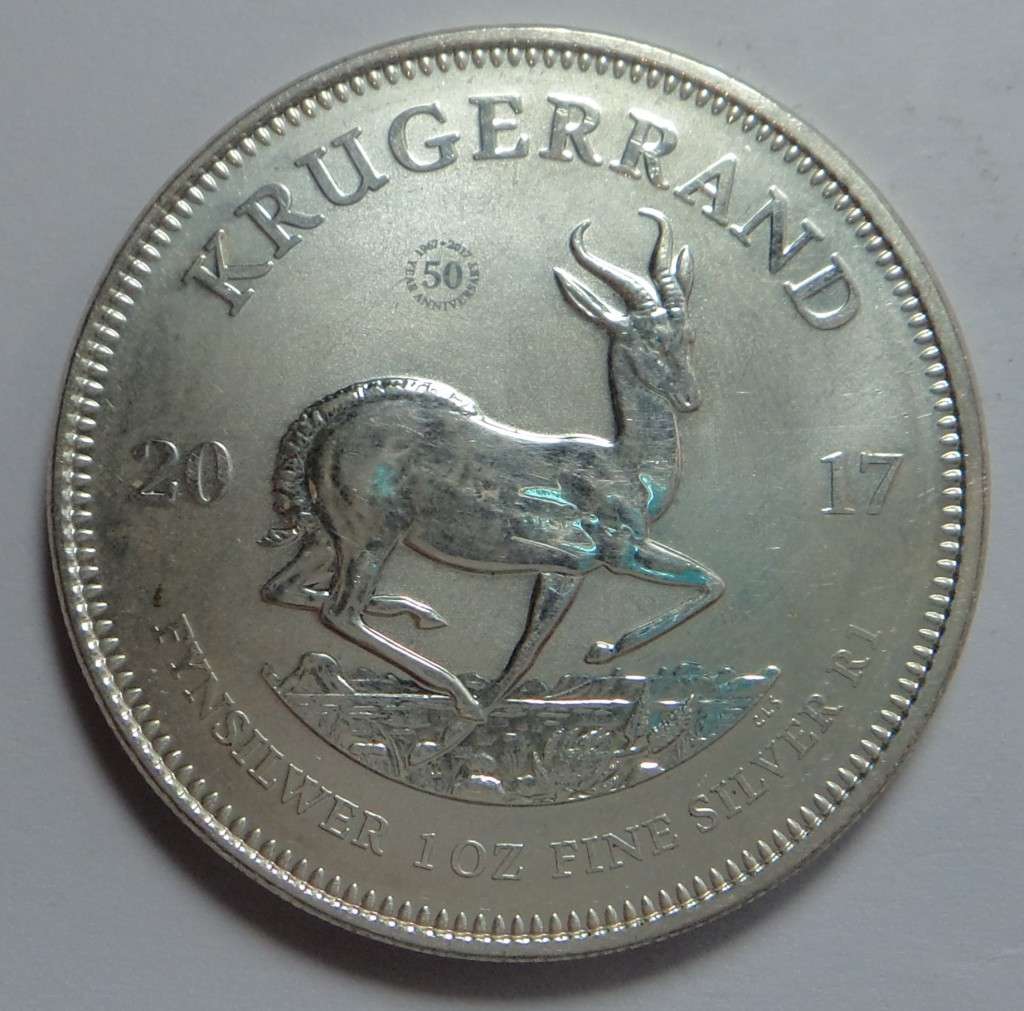 Uncirculated Silver Krugerrand 2017 (50 years)