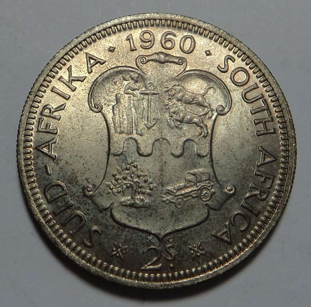 Union of SA: Two-Shillings of 1960 (High Grade)