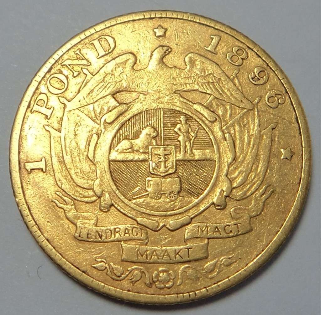 Paul Kruger ZAR: GOLD POND of 1896