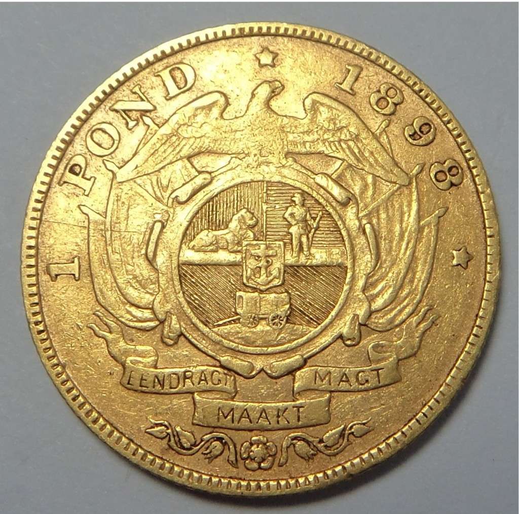 Paul Kruger ZAR: GOLD POND of 1898