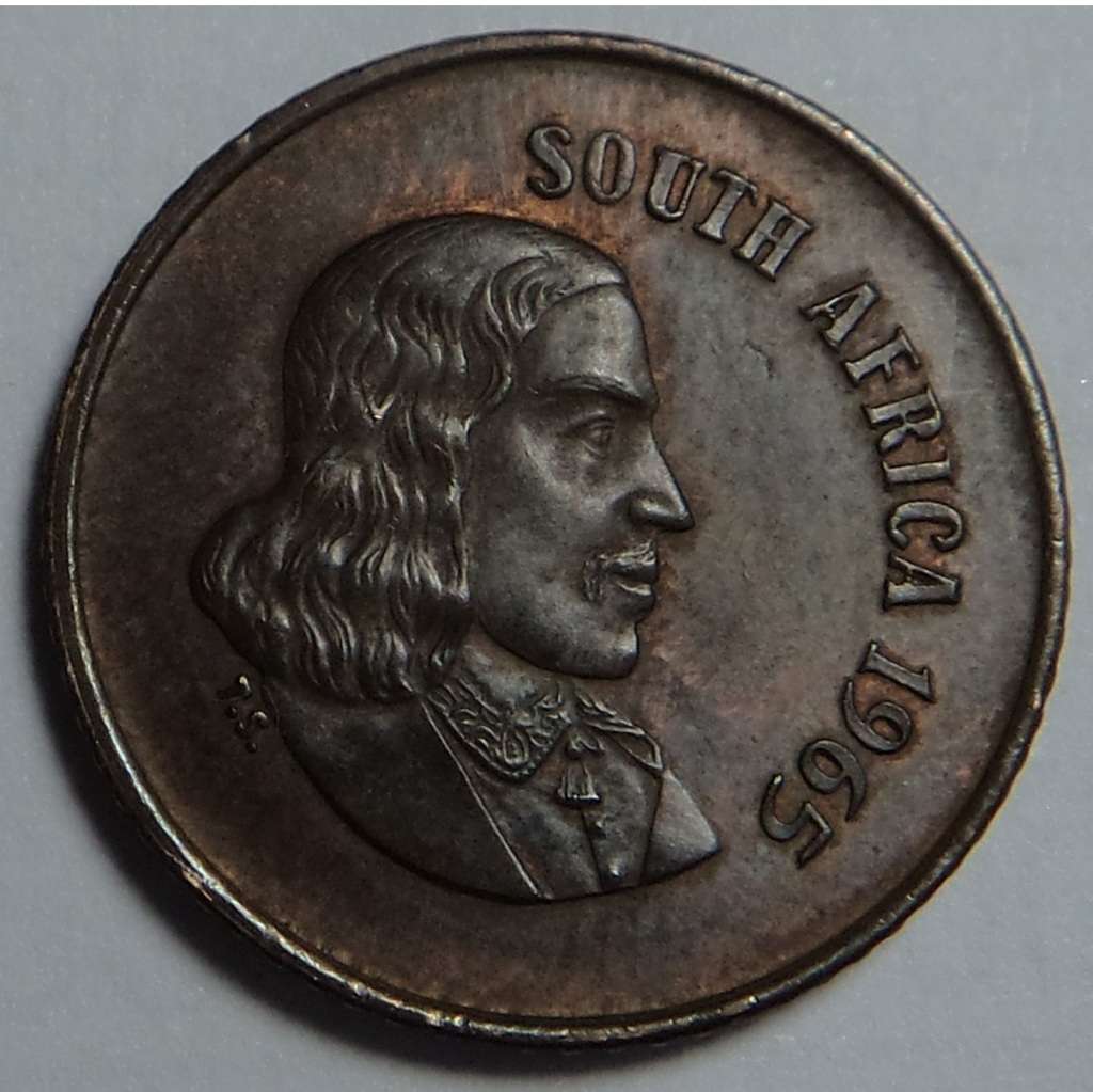 Republic of SA: One Cent of 1965 (English) Coin 2 of 2