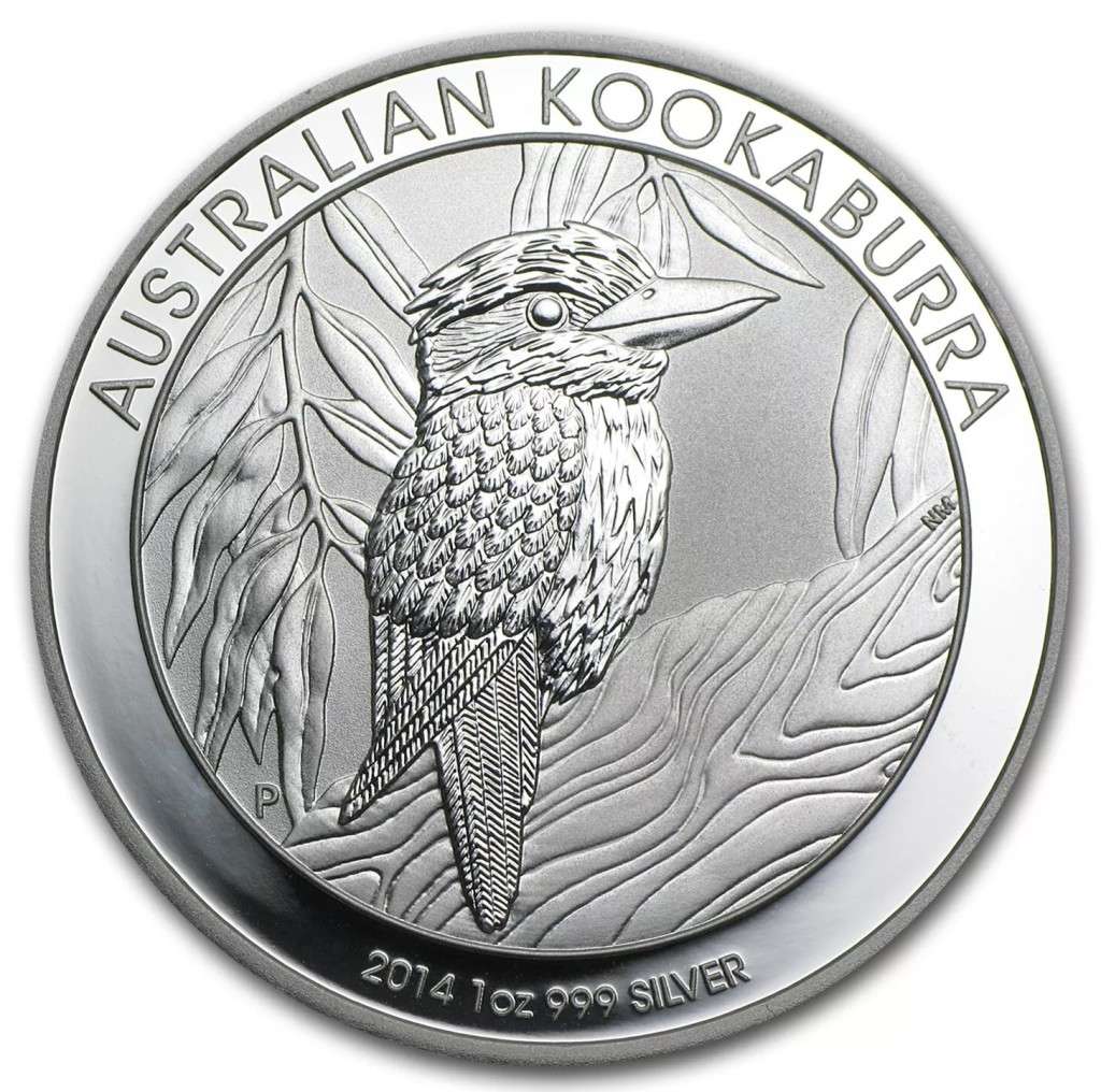 Australia: Silver 1 Ounce Kookaburra 2014 (2 available)