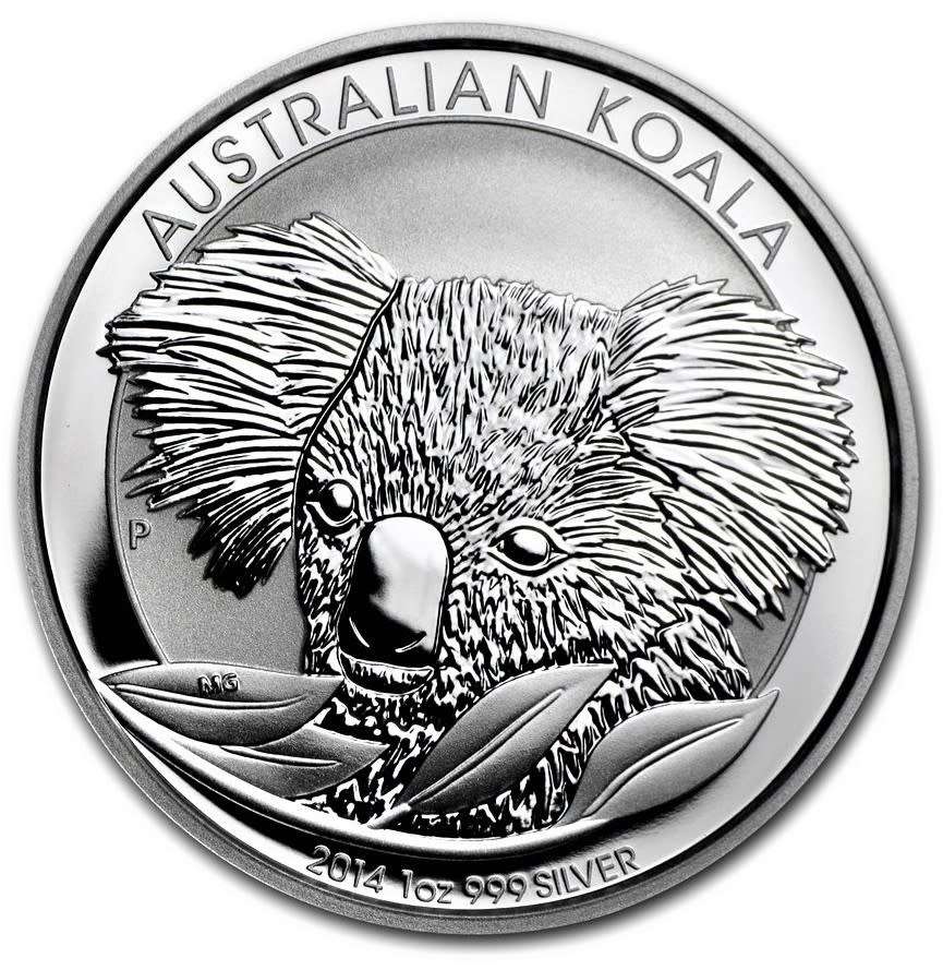 Australia: Silver 1 Ounce Koala 2014 (2 available)