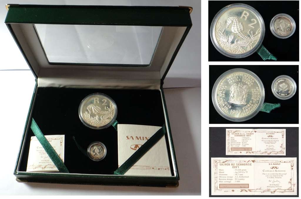 Combination Set: Tickey & R2 Crown 1997 (Seahorse)