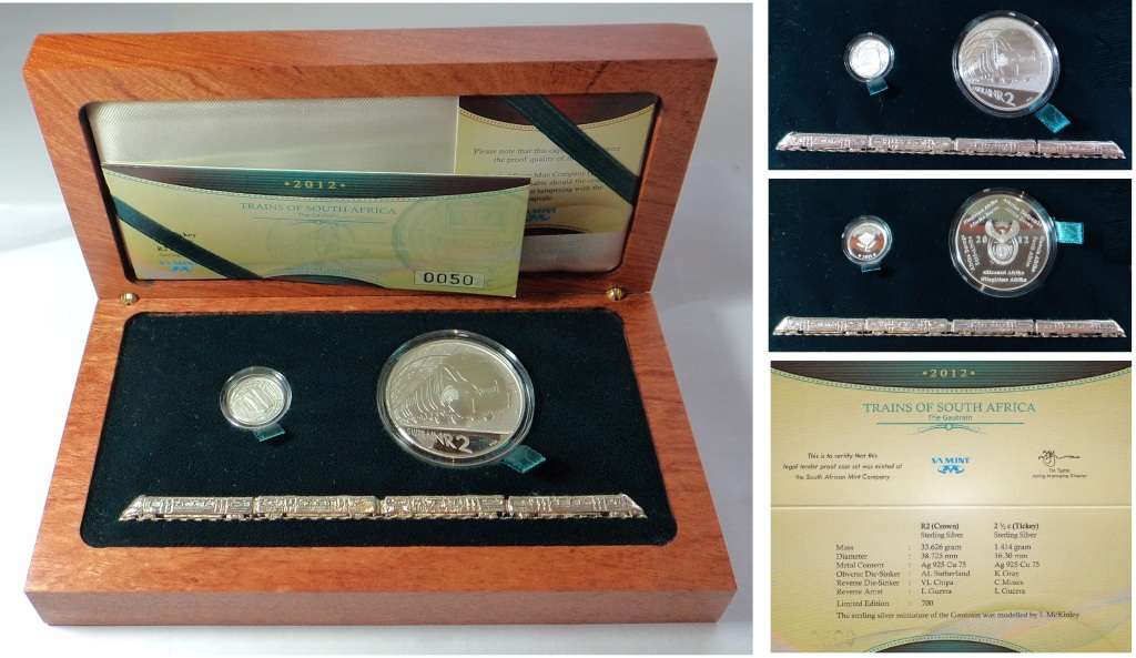 Combination Set: Tickey & R2 Crown 2012 (Gautrain)